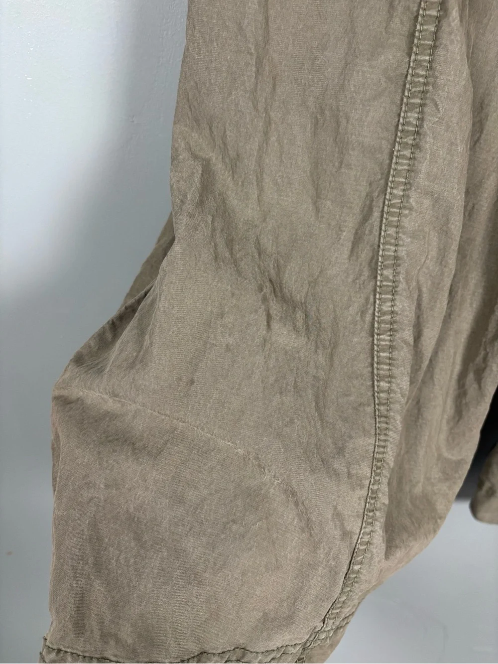 Free People Sylvie Green Barrel High Rise Pants - Picture 7 of 8